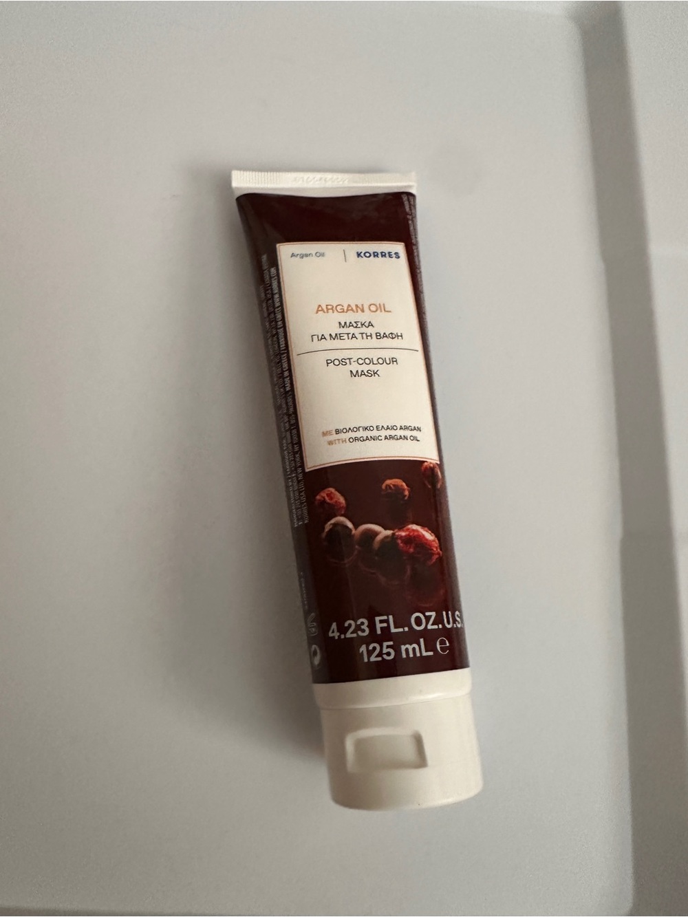 Korres Argan Oil Post-Colour Mask - Brown and White